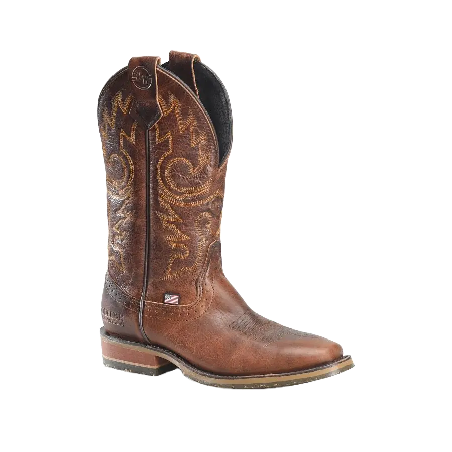 Double H Men's Brantley 12" Narrow Square Dark Brown Work Boot DH4662