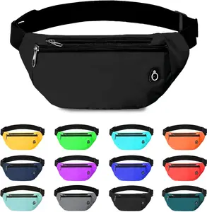 Fanny Pack for Women Men,Crossbody Fanny Pack Water Resistant Sports Waist Bag Pack, Belt Bag for Travel Hiking Running