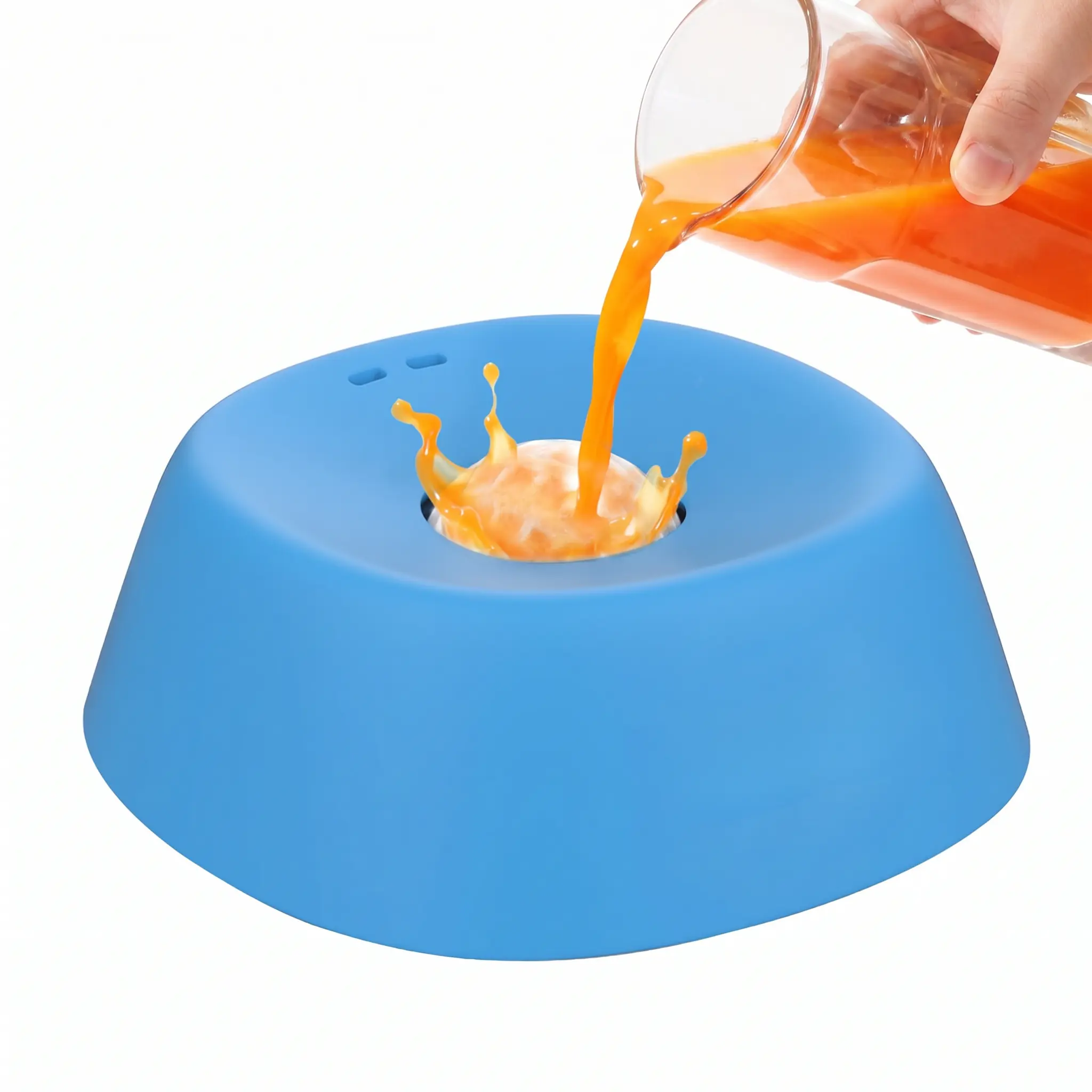 No-Spill Slow Feeder Bowl for Dogs – Rolling Ball Design for Liquid Treats, Bone Broth & Yogurt