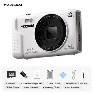 Capture every moment in 5K Ultra HD! This 72MP Digital Camera features WiFi for instant sharing & 16X Zoom. Perfect for travel vlogging and daily aesthetic photos. Compact, stylish, and easy for beginners to get professional shots!