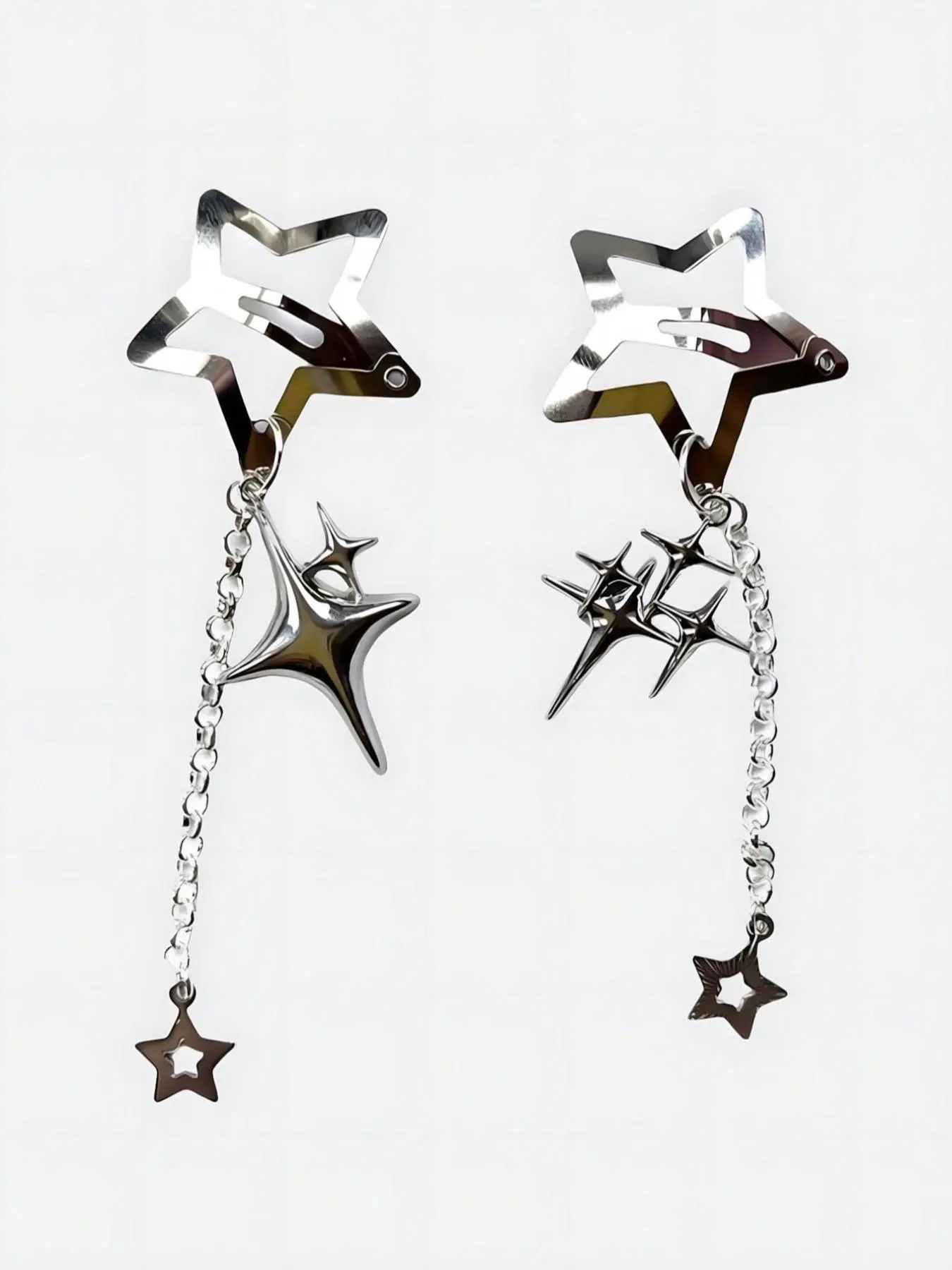 Star Design Hair Clips, Fashionable Hair Accessories for Women & Girls, Cute Lovely Hairwear for Daily Used, Super Cute Clips, Hair Clip In