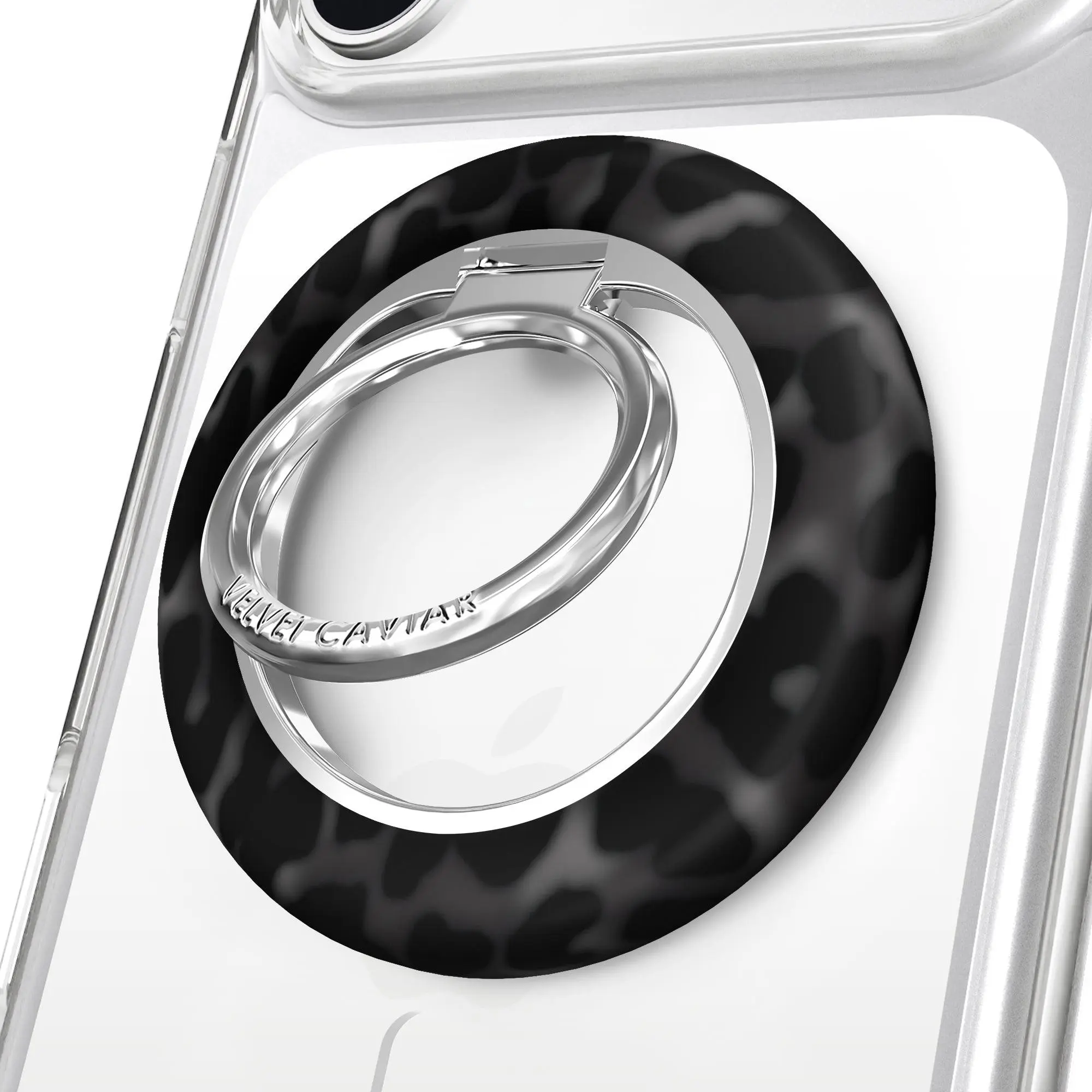 It Girl Black Leopard MagSafe Grip Ring