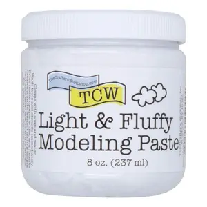 The Crafters Workshop - Light & Fluffy Modeling Paste, 8 oz.