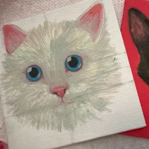 Mini 4x4 custom hand drawn PET Portrait!