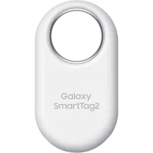 Samsung Galaxy SmartTag2, Bluetooth Tracker, Smart Tag Tracking Device, Item Finder for Keys, Wallet, Luggage, Pets, Use w/ Phones and Tablets Android 11 or Later, 2023, 1 Pack, White