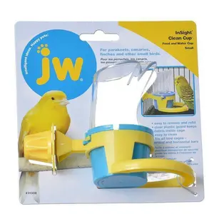 JW Pet Clean Cup Feed & Water Cup, colors very