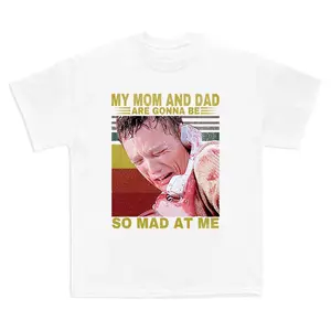 Mom And Dad Will Be Furious T Shirt Featuring Scream Ghost Face Matthew Lillard Fan Lover Casual Top