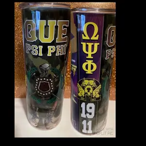 Omega Psi Phi tumbler cup