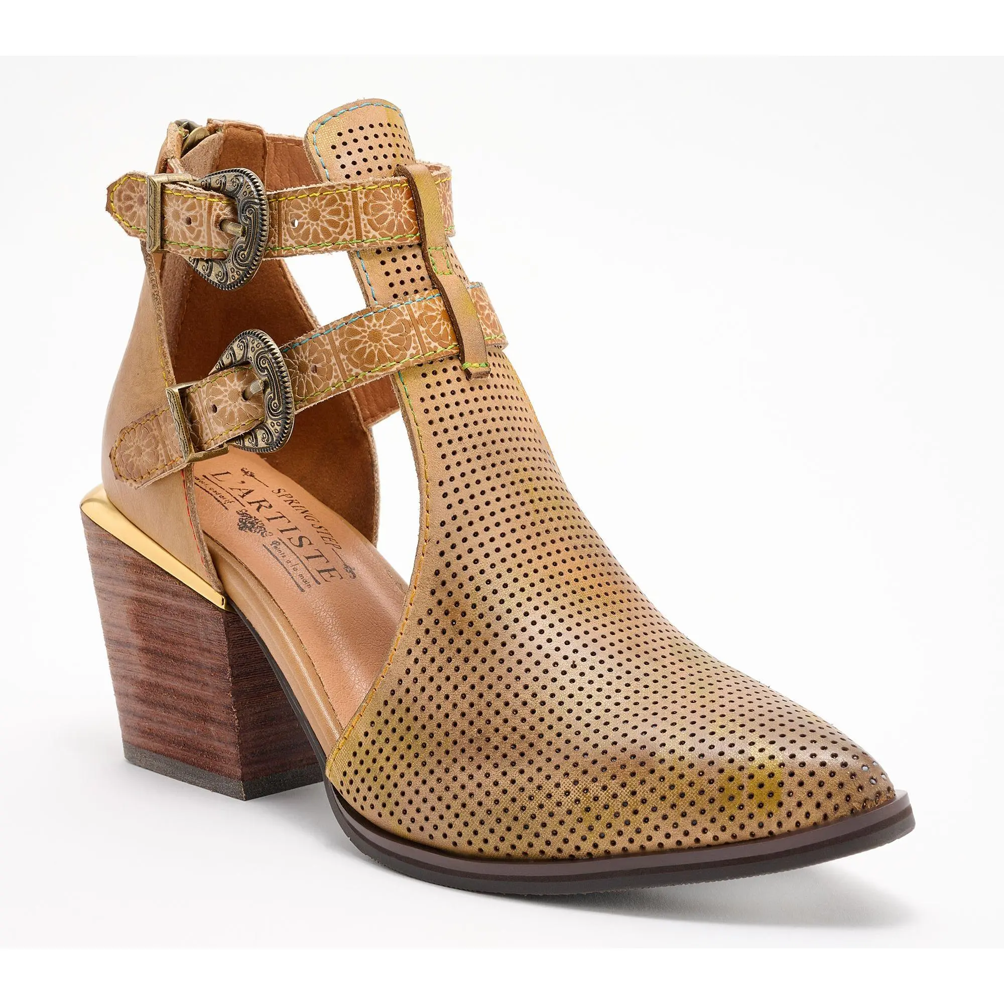 L'Artiste by Spring Step Adjustable Ankle Boots - Daretobe