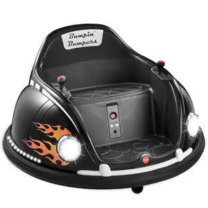 Best Choice Products 6V Kids Ride On Bumper Car Toy w/ Remote Control, Harness, Lights, 360 Degree Spin