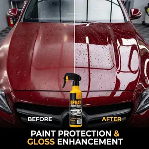 NUAN Nano Ceramic Car Coating Spray 300ml – Quick & Easy Hydrophobic Spray for Gloss, Water Beading & UV Defense on Cars, SUVs & Trucks