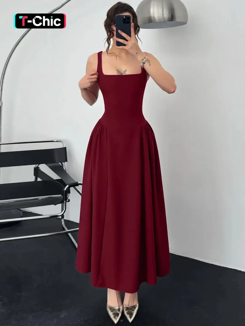 princess polly baby blue dress BURGUNDY VELVET DRESS main image 1