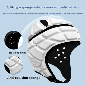 Football Helmet Soft Helmet For Flag Football Scrum Cap Soft Shell Helmet Rugby Headgear For Youth Adults Concussion Helmet Football Helmet Costume Adult Football Helmets