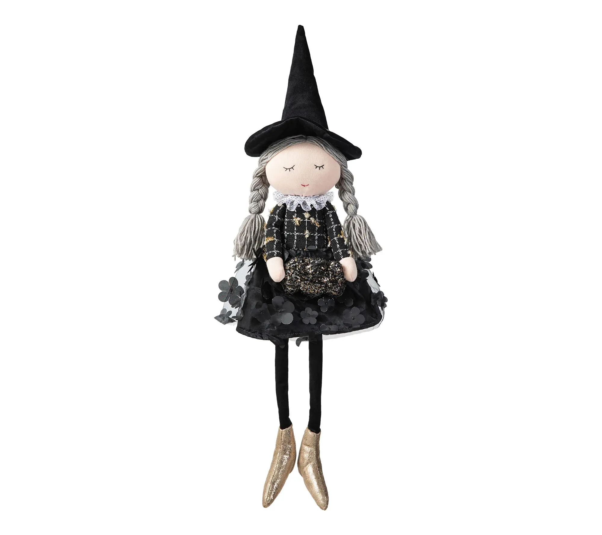 Glitzhome 29"H Halloween Fabric Sitter Decor