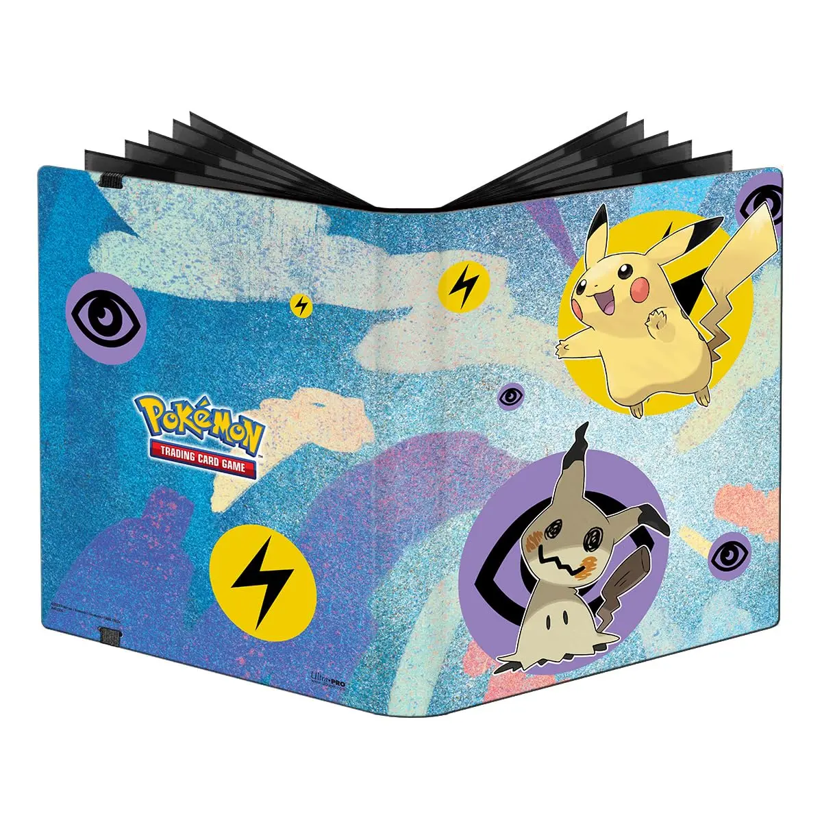Ultra PRO - Pokémon Pikachu & Mimikyu 9-Pocket PRO-Binder - Protect Collectible Cards, Trading Cards, & Sports Cards, Side Loading Pockets, Protects & Stores up to 360 Standard Size Cards
