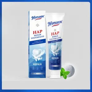 Hotluck Hydroxyapatite Toothpaste | Gentle Formula to Repair Cavities, Remove Yellow Stains & Eliminate Bad Breath | Fluoride-Free Mint Flavor, 4.0 oz