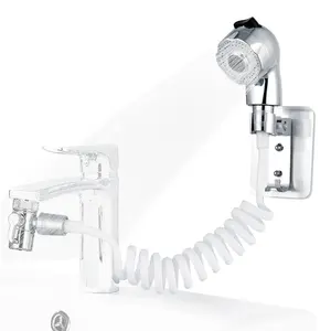 Hand Shower Sink Shower Hose Sprayer for Hair Washing,Faucet Rinser Set with Faucet Adapter,Shower Stand and Hose - for Bathroom,Laundry Tub