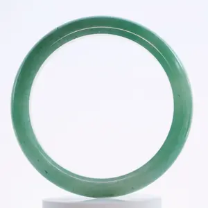 Authentic Green Aventurine Quartzite Stone Bangle | Spiritual Protection & Daily Vitality | Natural Energy Jewelry for Women