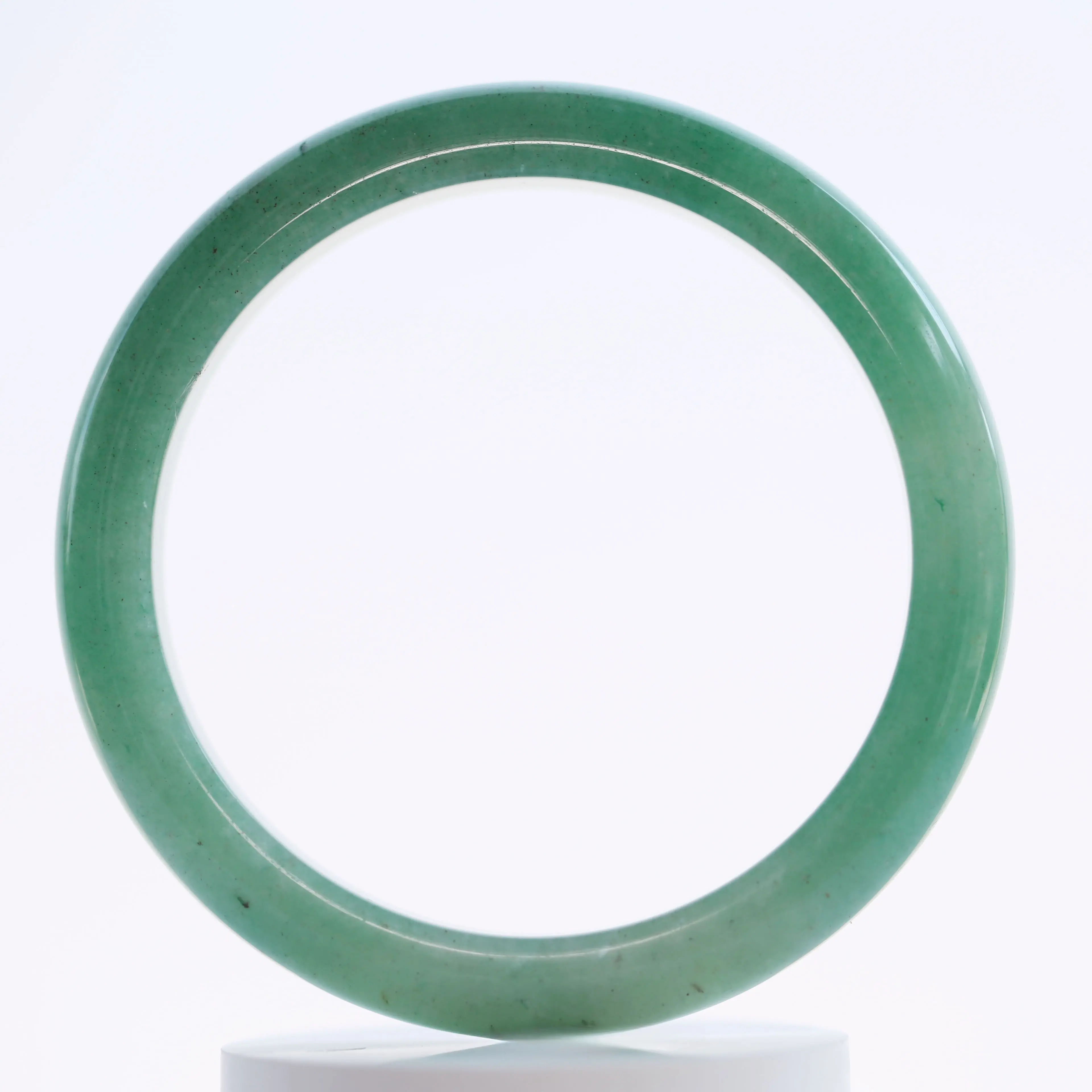 Authentic Green Aventurine Quartzite Stone Bangle | Spiritual Protection & Daily Vitality | Natural Energy Jewelry for Women