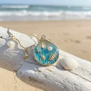 Mermaid Core Ocean Shell Necklace  Your Summer Accessory Must-Have!