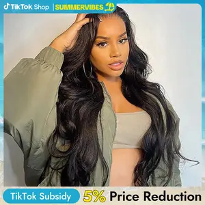 [Spring/Summer Essential] Wiggins Hair 250% High Density Body Wave Pre Cut Ready to Go Glueless Wig Pre Bleached Body Wave 7x4 Closure Wig 7x5 Pre Bleached Knots #SummerVibes