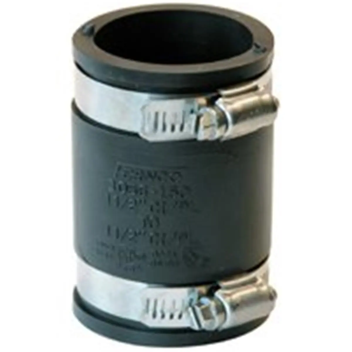 212 MAIN Fernco P1056-150 1.5 in. Flexible Coupling, Metal Pipe Connection with Stainless Clamp for Boating Water Sports