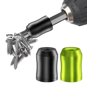 Strong Magnetic Screw Ring:Universal Magnetic Screw Holder - Removable Magnetic Screwdriver Drill Bit Holder for Hex Screwdriver and Power Bits