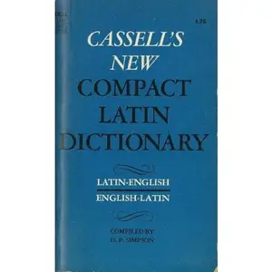 USED-Cassell's New Compact Latin Dictionary by D P Simpson (Paperback)