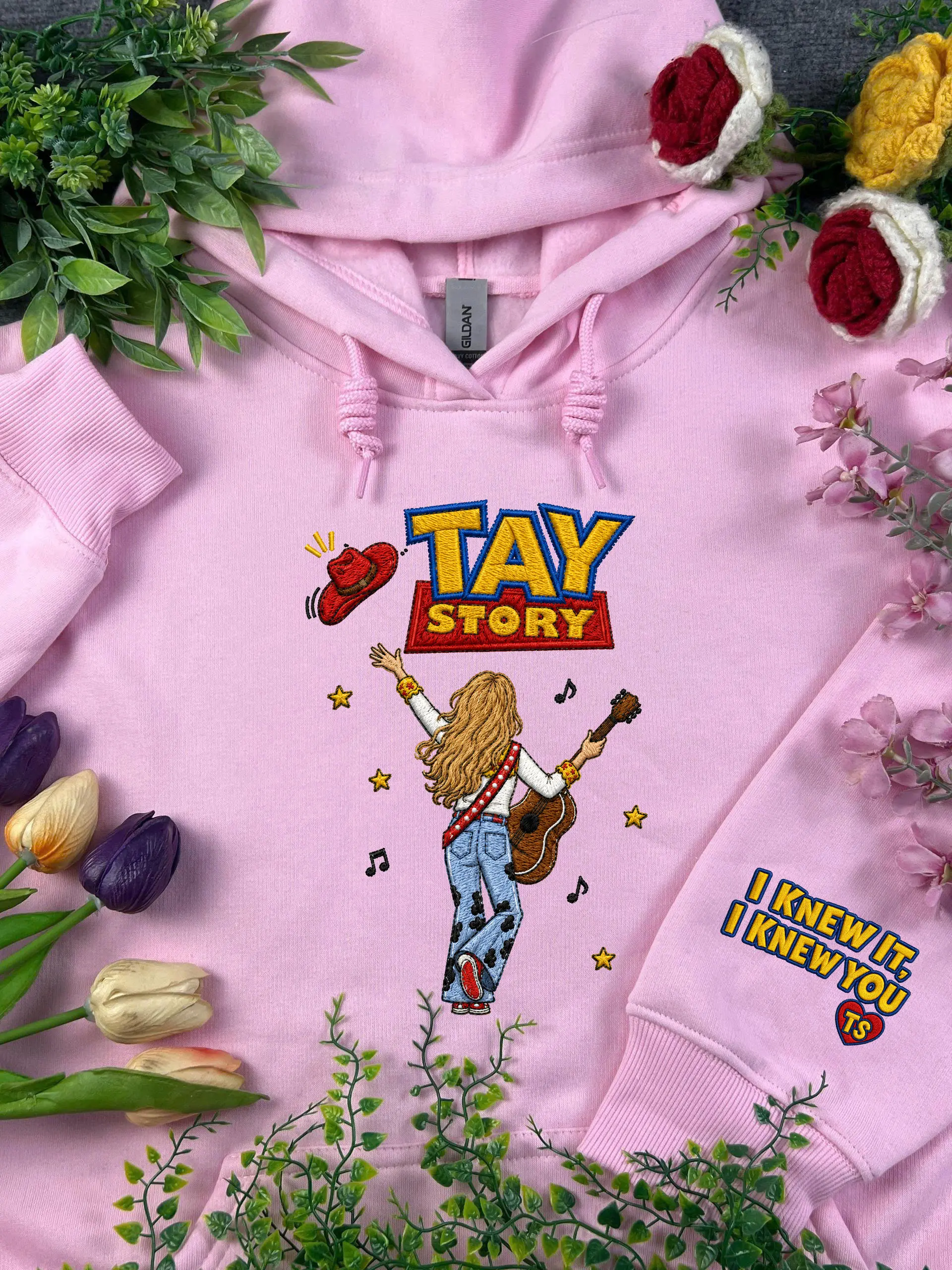 TStory Embroidered Sweatshirt, I knew it, I knew you, Singer Crewneck, TS Fans Gift