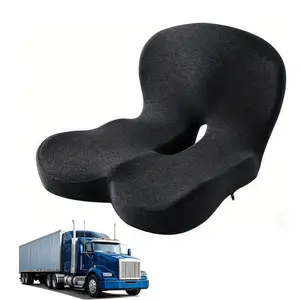 Truck Seat Cushion, Memory Foam Seat Pad, Ergonomic Car Seat Cushion for Office Chair, Truck Driver, Long Drive, Lumbar Support, Ergonomic Home Office