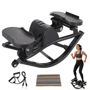 Auto-Counting Rocking Stepper – Side-to-Side Mini Stepper for Home Cardio Workout