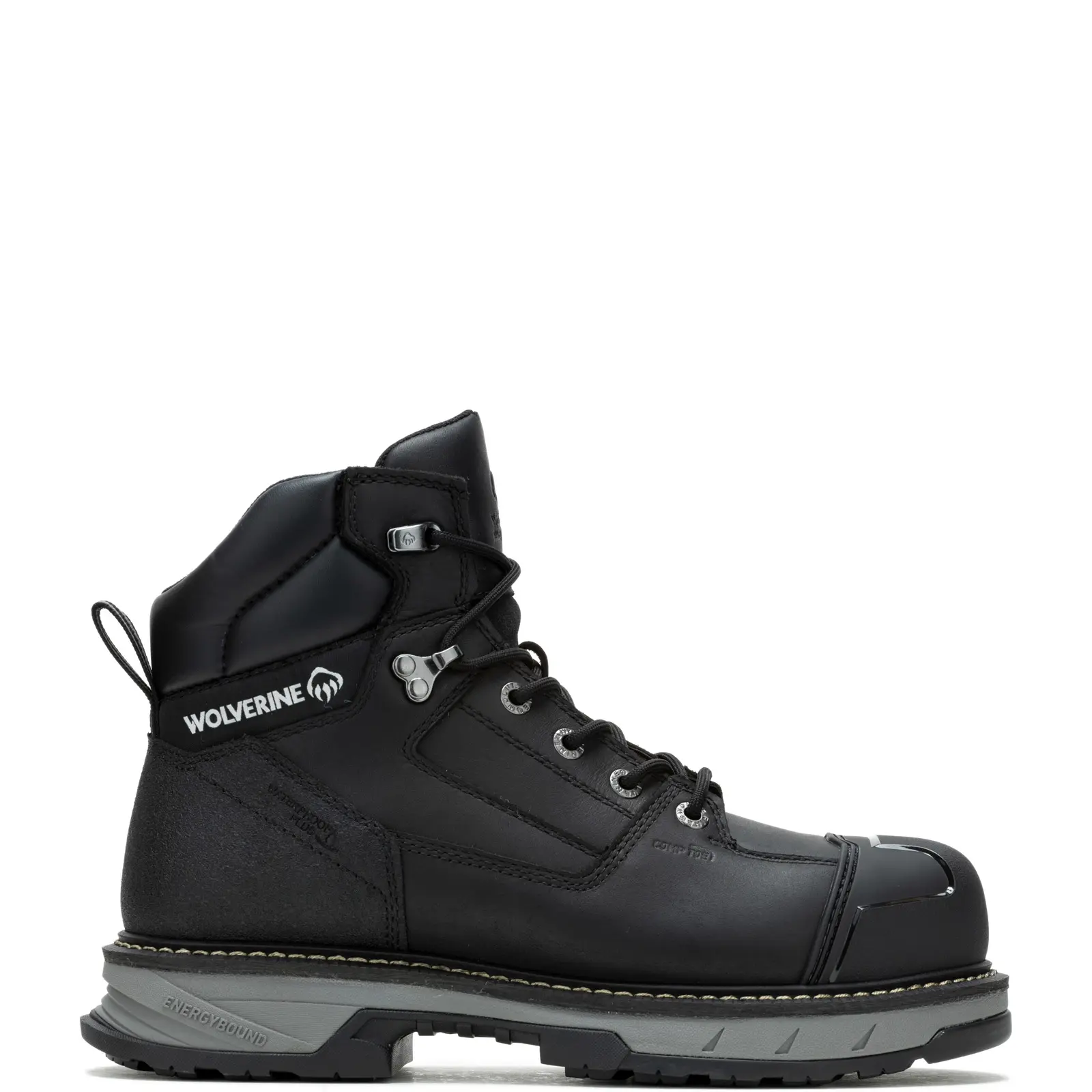 Wolverine Reforce HD EB WP CarbonMax 6" Mens Black Work & Safety Boots