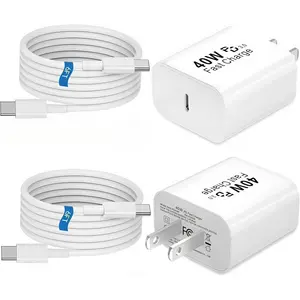 Type C Charger   40W for  17 16 15 Air Pro Max, USB C Charger Block with 6FT  for  17/17 Plus/17 Pro Max/16 Plus/16 Pro Max/15 Max/iPad Pro, USBC Charger Wall Plug