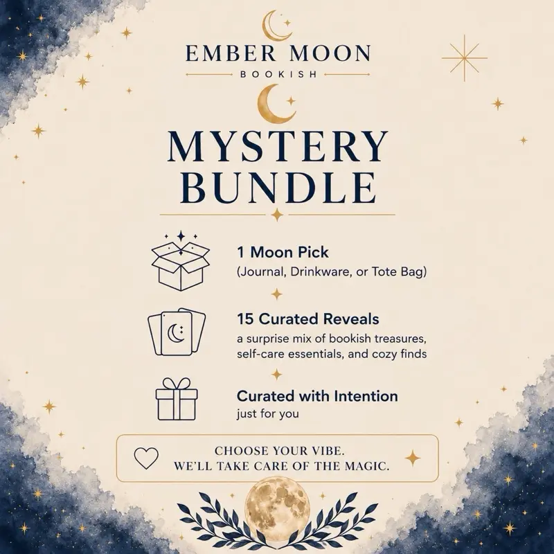 Mystery Bundle l Ember Moon Bookish l Cozy Items for Readers and Journal Lovers