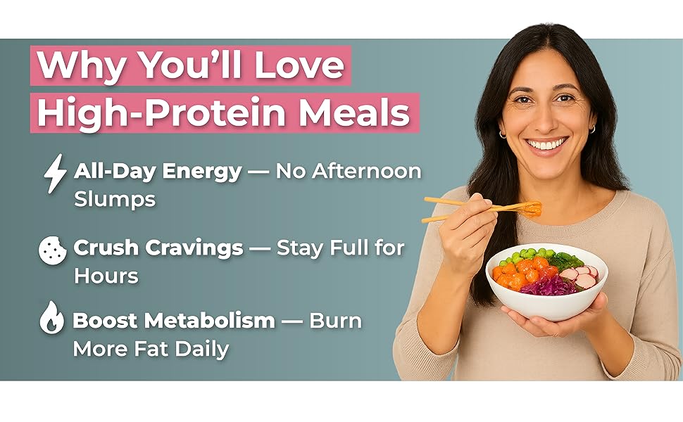 High-Protein Cookbook for Muscle Gainers: 101 Quick Low-Carbohydrate Meals & Monthly Changing Menu | Easy 20-Minute Meals for Busy Lives