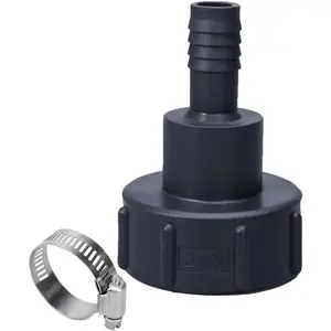 Water  Tote Fittings Adapter, 275 330 Gallon IBC  Drain Adapter to Garden Hose Fitting Connector (Dia. 19mm)