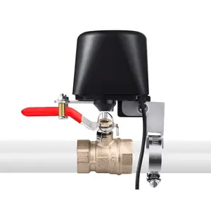 Motorized Smart Valve Watering Timer - WiFi & Bluetooth Electric Water Shutoff Controller Robot, Tuya & Smart Life App Control, Compatible With Alexa, No Hub Required