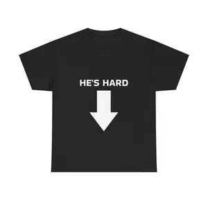 Hard arrow T-Shirt | Funny Novelty Tee, Statement Shirt: Funny tshirt
