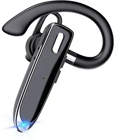 Wireless Headphones, Single Ear Business Earphone, Noise Cancellation Headphones with Microphone, Noise Reduction Headphone, Waterproof Bluetooth Sports Earbuds for Running Gym Office, Noise Isolating Headphones