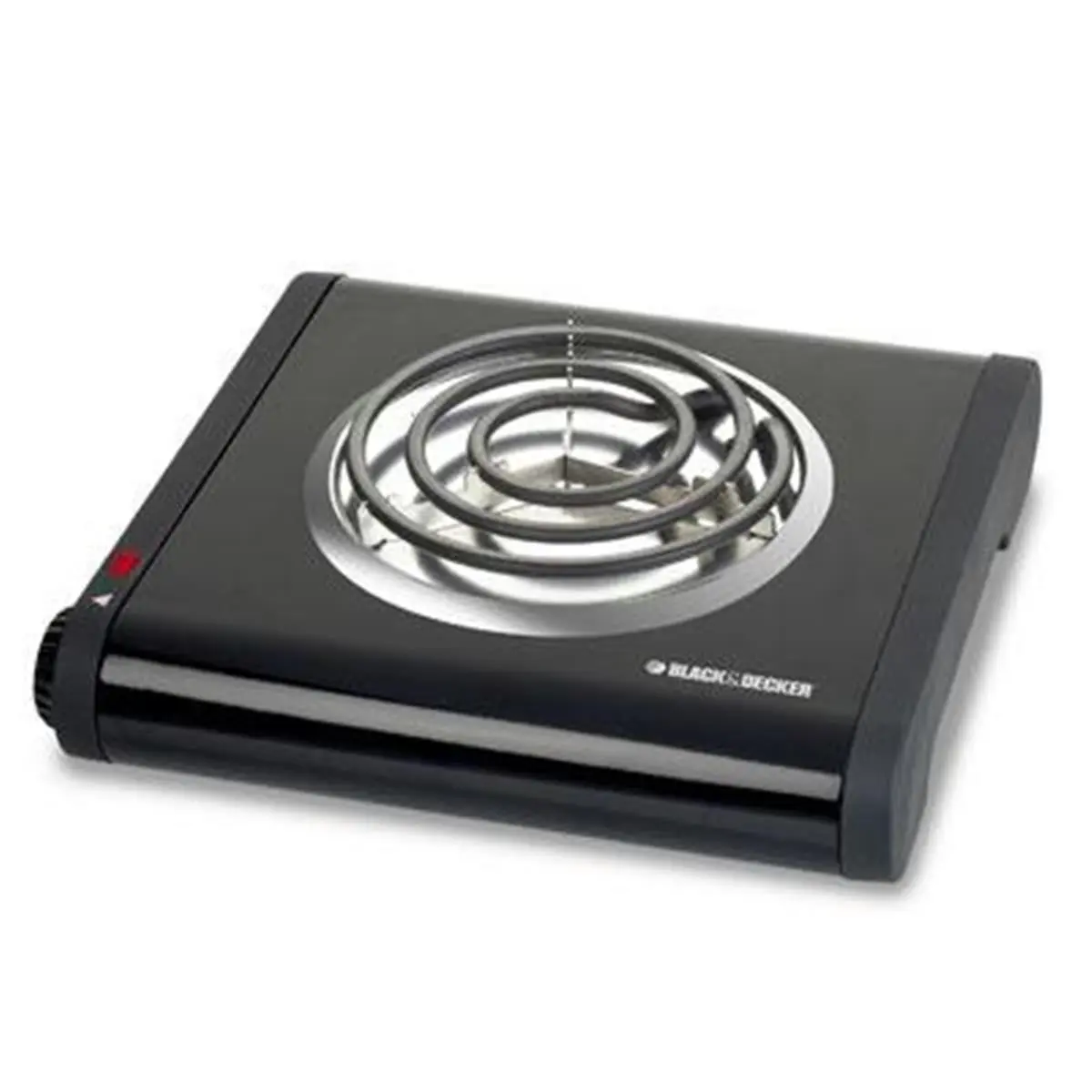 212 MAIN Single Coil Single Burner Buffet Range - Black, Adjustable Temperature, Non-Slip Rubber Feet