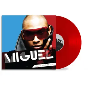 Miguel - All I Want Is You  [VINYL RECORD - LP] Clear Vinyl, Red
