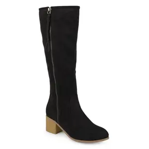 Journee Collection Wide Calf Women's Sanora Boot Black 9