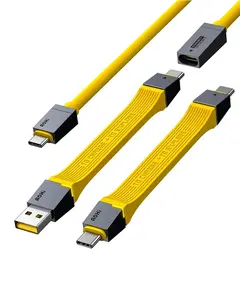 AOHI The Future 4-In-1 Splicable USB4 PD 3.1 Racing Cable Set (40Gbps/ 240W/ 8K)