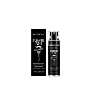 East Moon Electric Shaver Cleaning Spray, Deep Clean Razor Head Remove Stubble Residue, Lubricate Anti-Rust Blade Care, Portable Daily Maintenance Spray Extend Appliance Lifespan