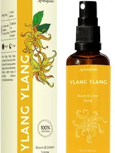 Ylang Ylang Room, Linen & Pillow Spray by Aromafume | 100ml/3.38 fl oz | with Ylang Ylang Essential Oil | Aromatherapy Spray | Mist for Bedding, Fabrics