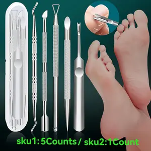 Professional-Grade Stainless Steel Nail & Foot Care Kit, Nail Tools, Portable Travel Case, Complete Manicure & Pedicure, Cuticle Remover, Ideal Gift