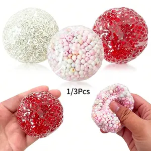 Dopamine Rice Ball Stress Relief Toy, Emotion Release, Slow Rebound Sensory Experience, Adult Moldable Design Vacuum Pressure Ball, Noise Making Sensory Toy, Age Appropriate