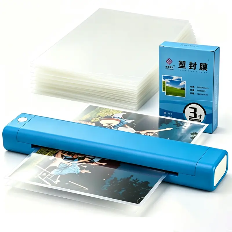1Pc 3-Inch Laminator Thermal Laminating Film Sheets, Transparent Viewing Photo Protector Pouches, Anti-Fade, Waterproof, Anti-Yellow for Home/Office Pictures, ID Cards (Specialty Kitchen Utensil Accessory)