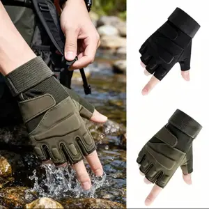 Outdoor Tactical Gloves Sports Half-Finger Military Men Women Fighting Shooting Hunting Fitness Fingerless Gloves