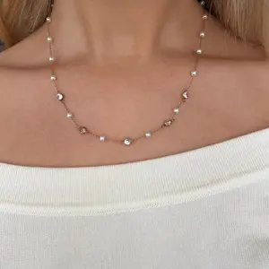 EVRY JEWELS Gold or Silver Plated Women's Hypoallergenic Dreamy Necklace